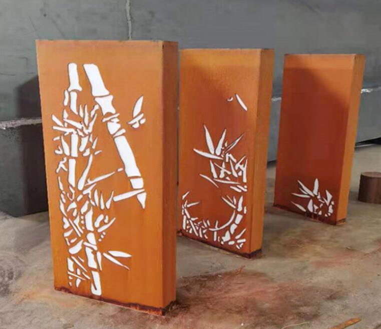 瑶海锈钢板灯箱