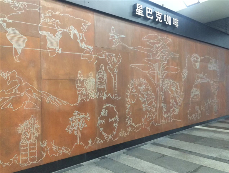 瑶海耐候钢幕墙